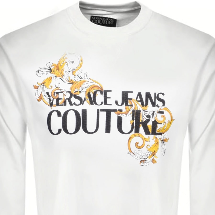 Alternative Image for ProductVersace Jeans Couture Logo Sweatshirt White2